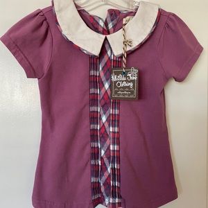 Matilda Jane Katherina Collar Tee ~ NWT ~ Size 6